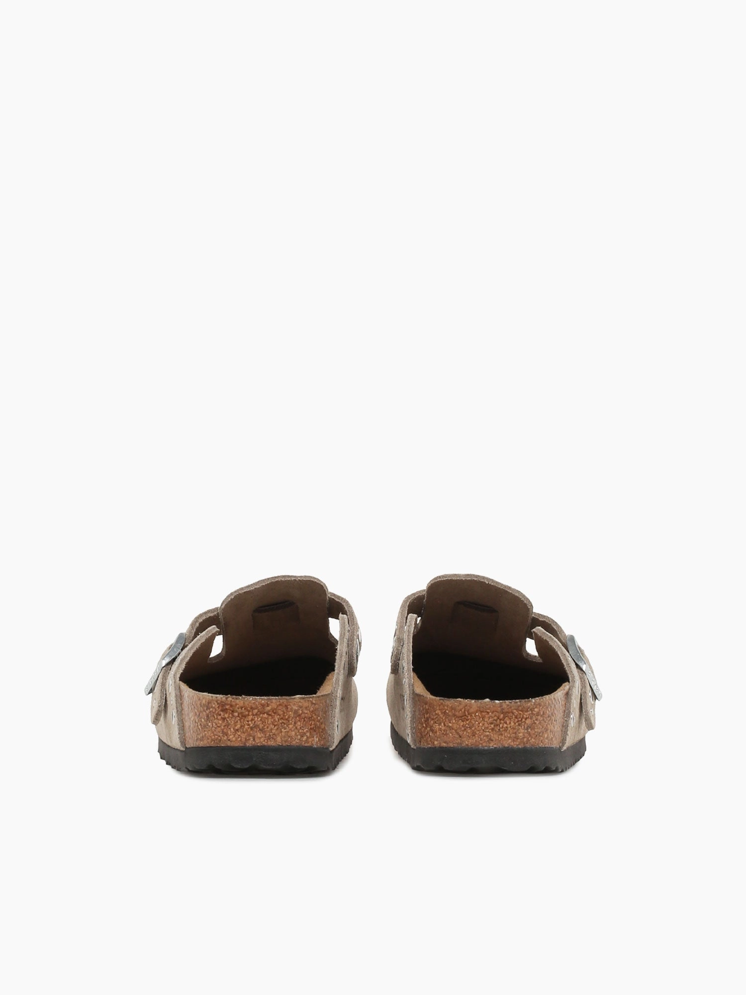 Boston Rivet Taupe Suede Zapatos Tipo Slip On