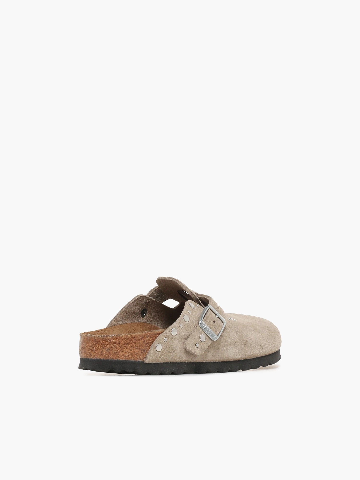 Slip On Hey Dudes Boston Rivet Taupe Suede
