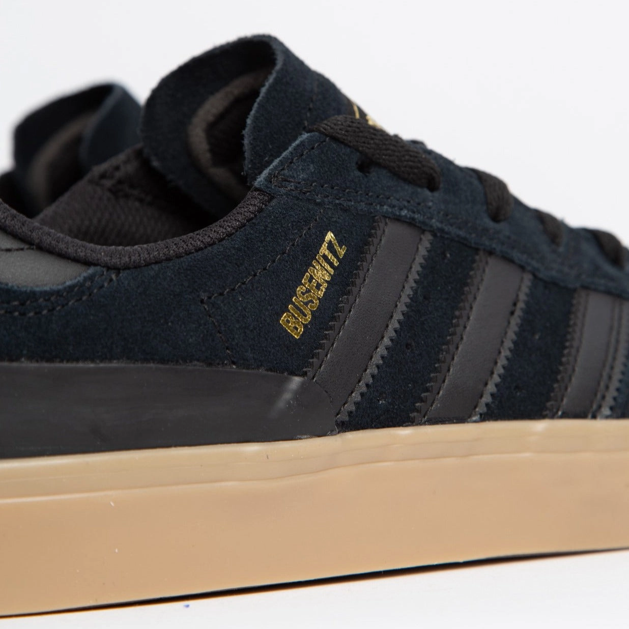 Adidas Skateboarding Busenitz Vulc II Skateboarding Shoes - Black/Gum One Wheel Skate