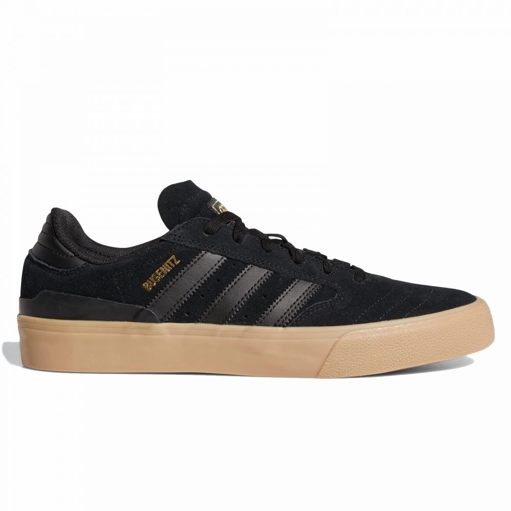 Skate Rowley Shoes Adidas Skateboarding Busenitz Vulc II Skateboarding Shoes - Black/Gum