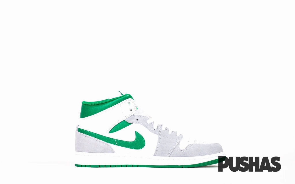 Air Jordan 1 Mid 'Grey Pine Green' Cheap Basketball Shoes Under $50 Near Me
