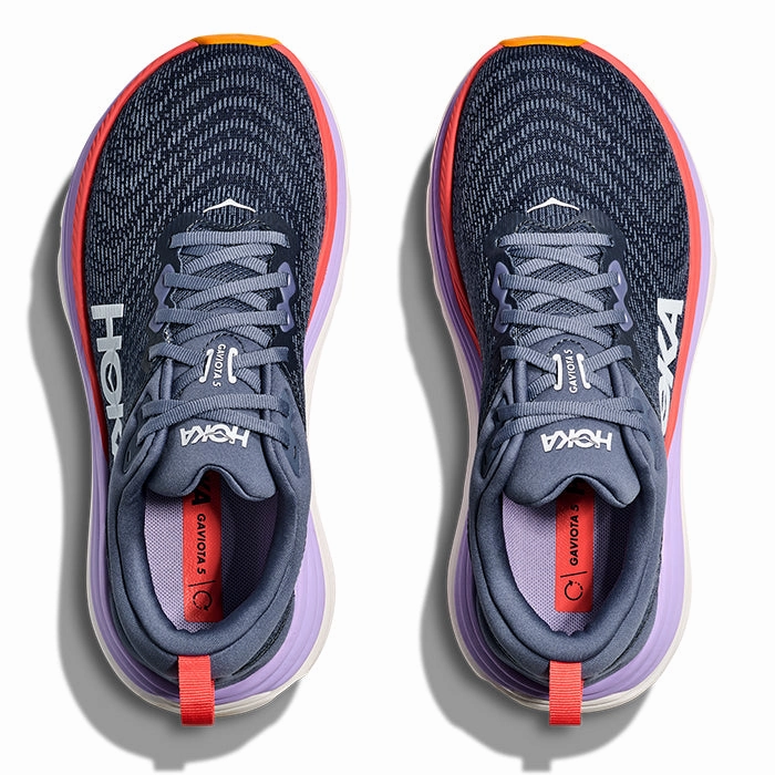 Womens Hoka Gaviota 5 in Anchor/Grapefuit Best Shoes For Crossfit