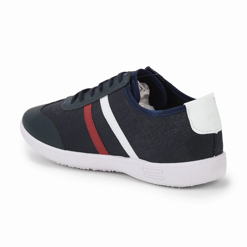 Force 10 Lacing Navy Blue Casual Shoes For Men DYLAN-1E by Liberty 8053 Leather Platform Casual Shoes Size