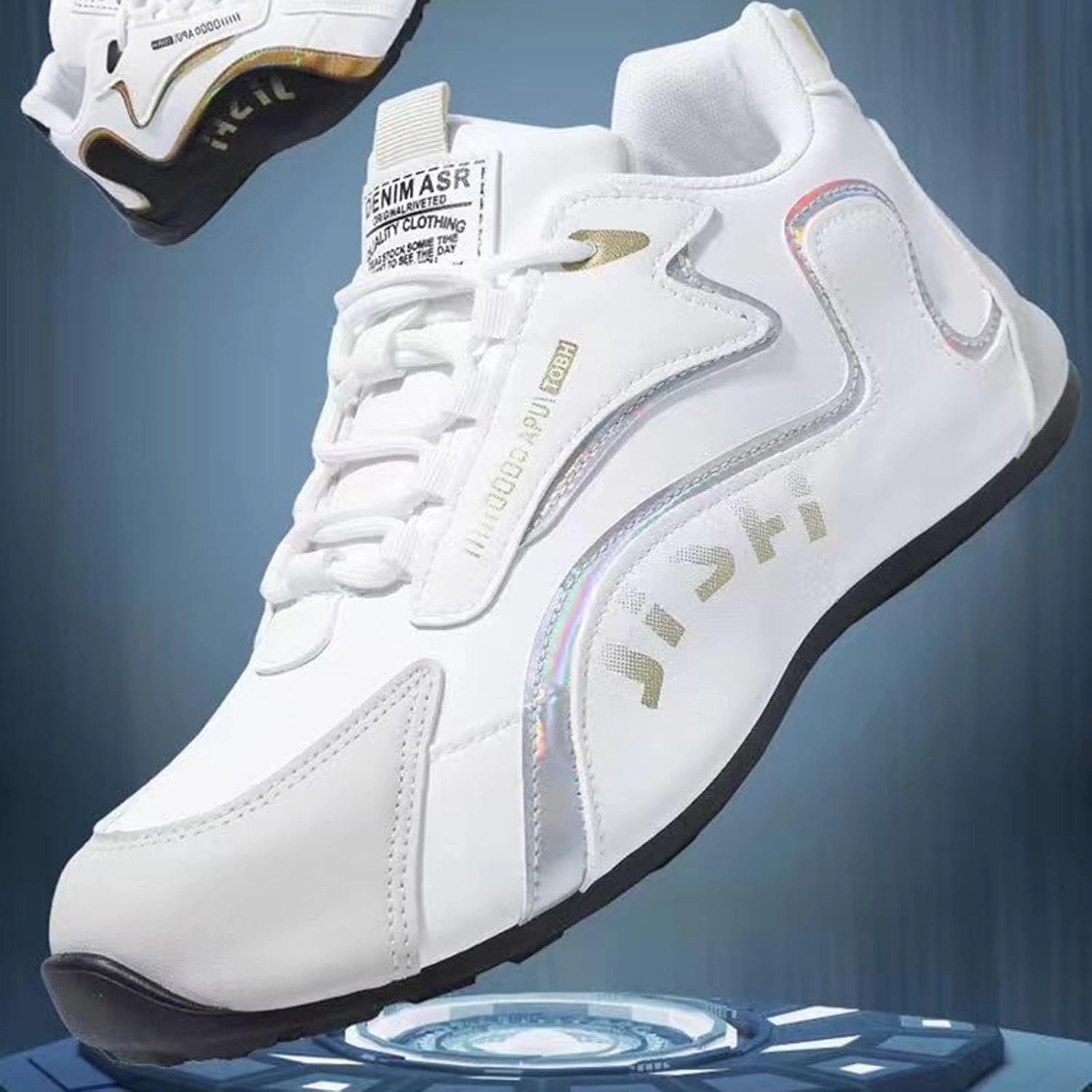 Men's Shoes Casual New Men's Shoes White Shoes Fashionable Sports Men's Shoes Leather Shoes for Men Men Casual Shoes 13 Shoes Air Pegasus 2005 Casual Shoes