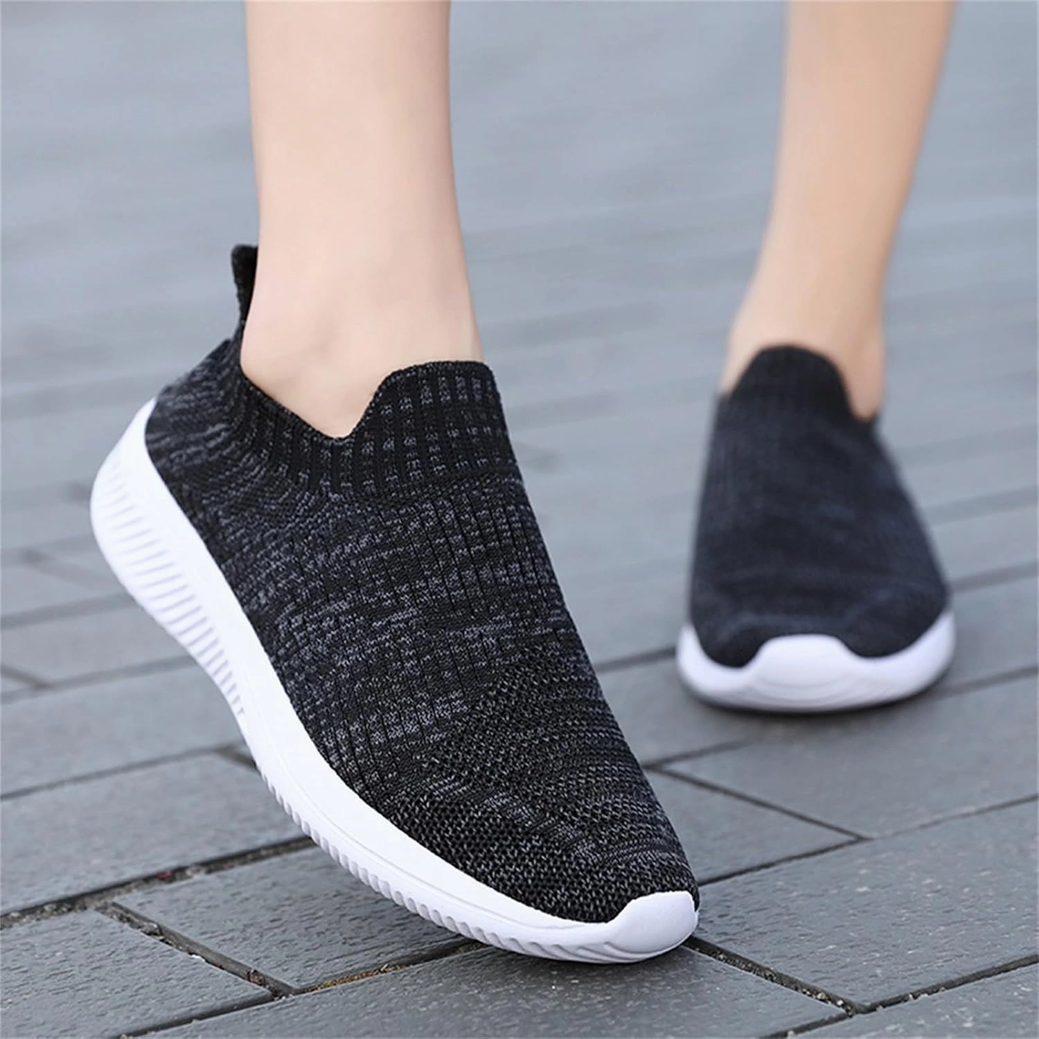 IWIHMIV Mens Tennis Shoes Walking Shoes Men's Sneakers Breathable Running Shoes Non Slip Soft Sole Casual Athletic Shoes Running Shoes Cushion