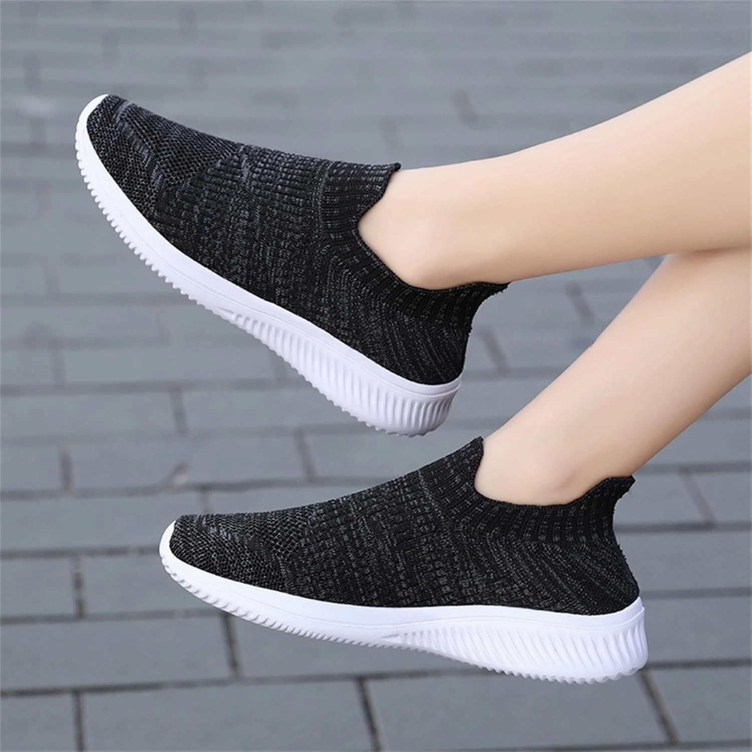 Best Shoes For Running With Achilles Tendonitis IWIHMIV Mens Tennis Shoes Walking Shoes Men's Sneakers Breathable Running Shoes Non Slip Soft Sole Casual Athletic Shoes