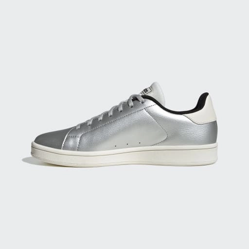 Adidas Ava Court Tennis Shoes URBAN COURT SHOES - Matte Silver/Core Black/Off White
