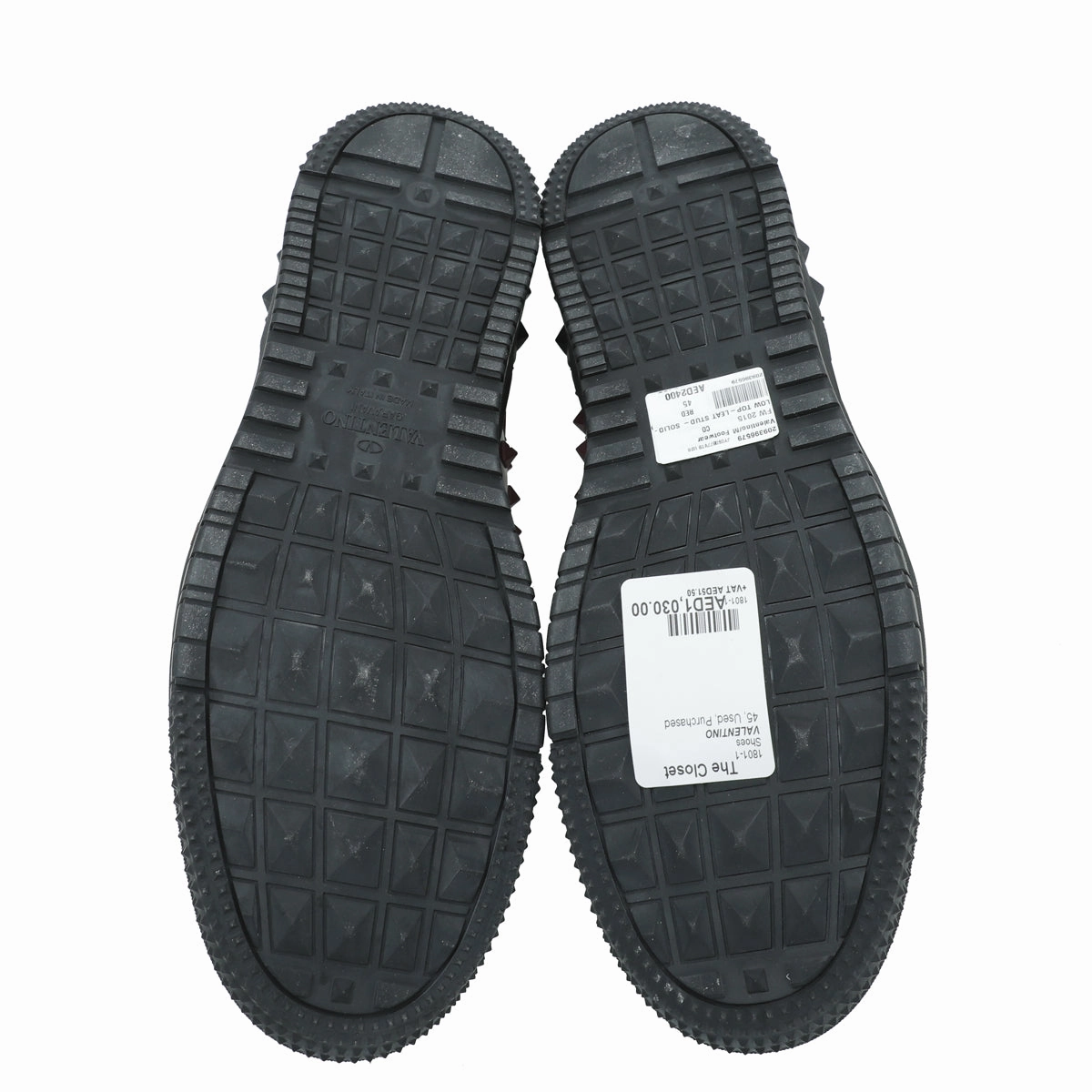 Sneakers Websites Valentino Burgundy Rock Be Low Top Men Sneakers 45