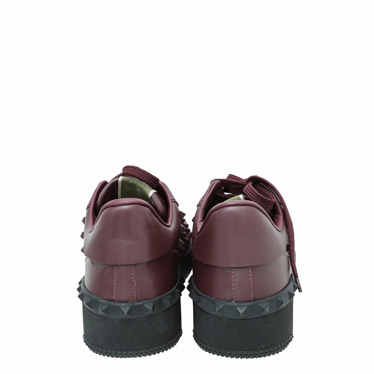 Sneakers Leopard Valentino Burgundy Rock Be Low Top Men Sneakers 45