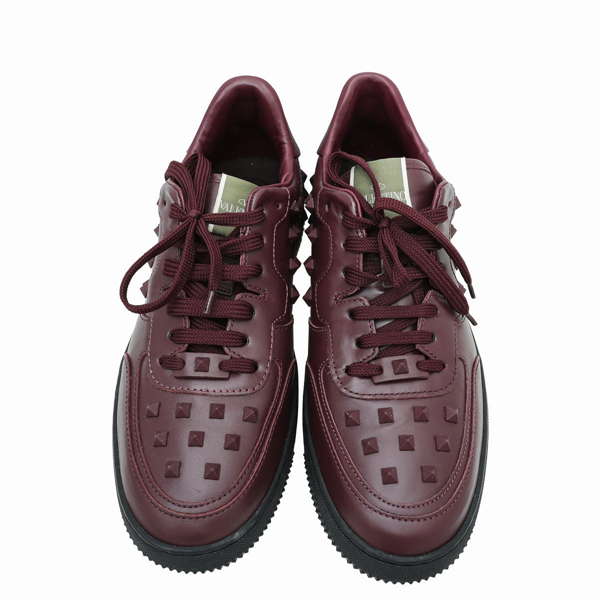 Valentino Burgundy Rock Be Low Top Men Sneakers 45 Vince Sneakers
