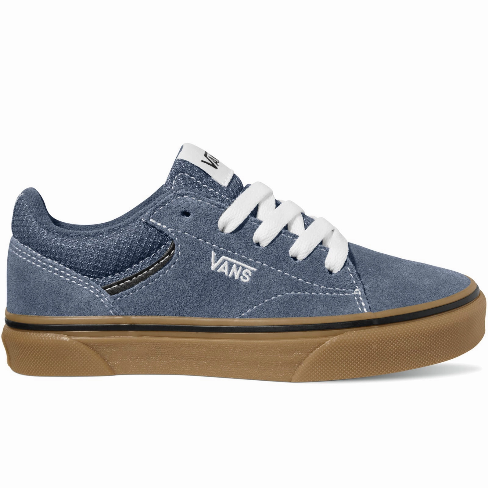 Vans Kids Seldan Low Rise Retro Lace Up Trainers Sneakers Shoes Skate Shoes With Air Bubbles