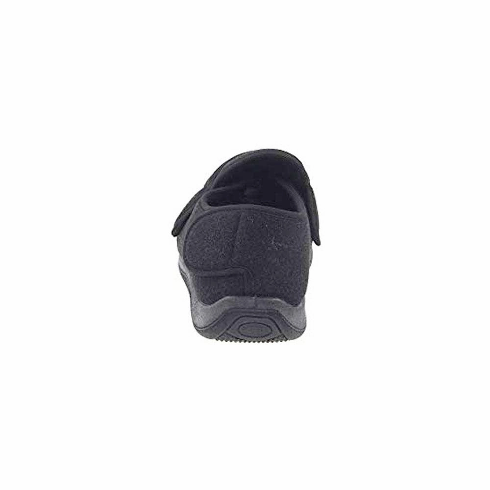 Overwatch Slippers Foamtreads Physician Extra Wide Slipper Black (Women's)