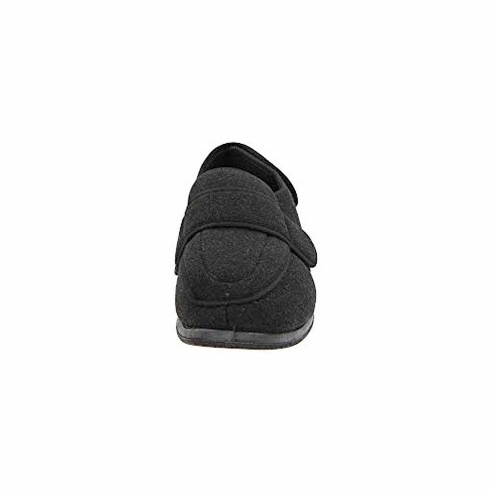Work Boot Slippers Foamtreads Physician Extra Wide Slipper Black (Women's)