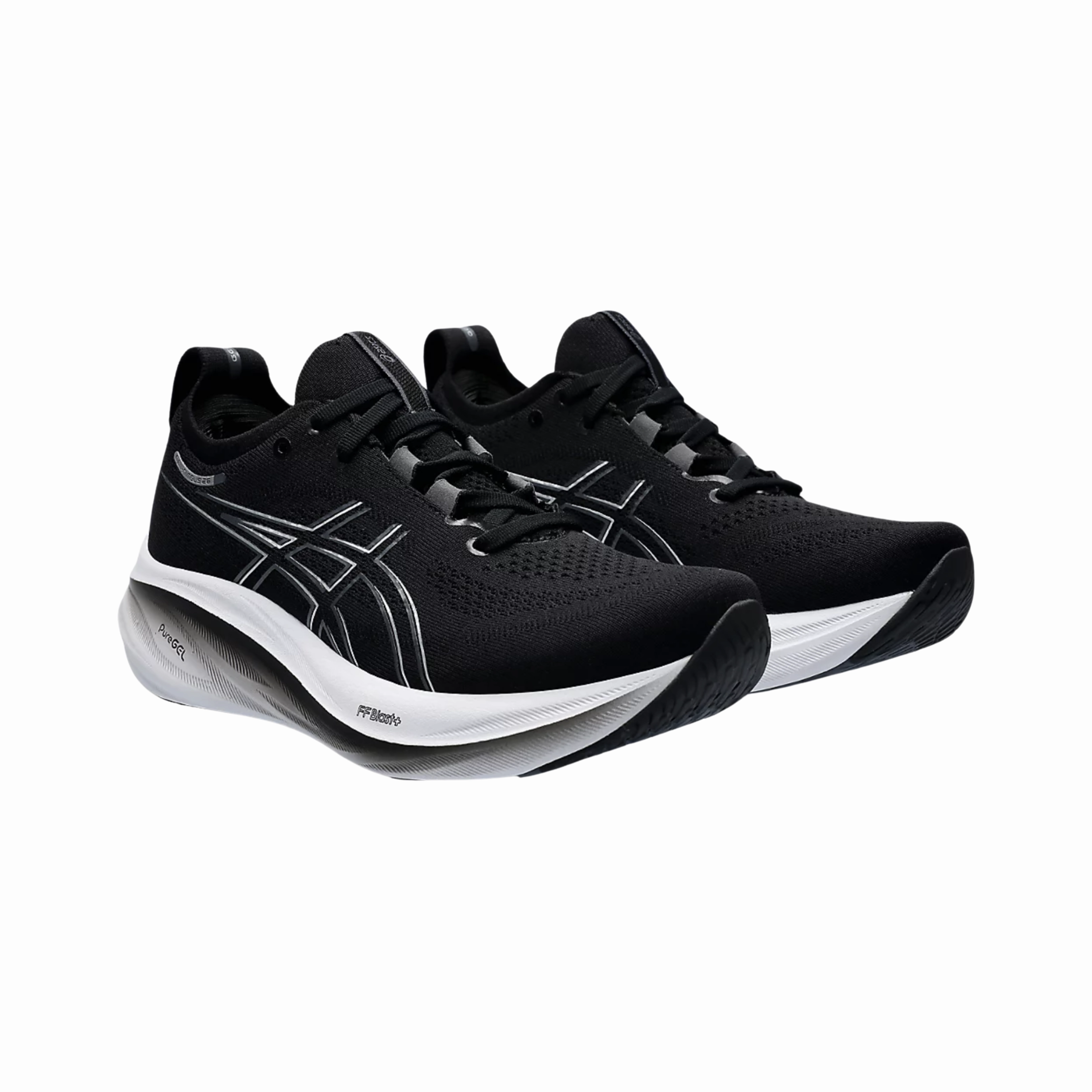 Women's Gel-Nimbus 26 - Black/Graphite Grey (B Width) Asics Badminton Court Shoes