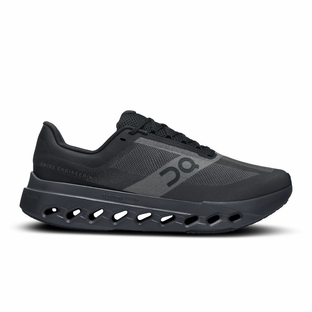 Men's On Cloudsurfer Next Running Shoe in Black | Eclipse Free Run 2 Running Shoes