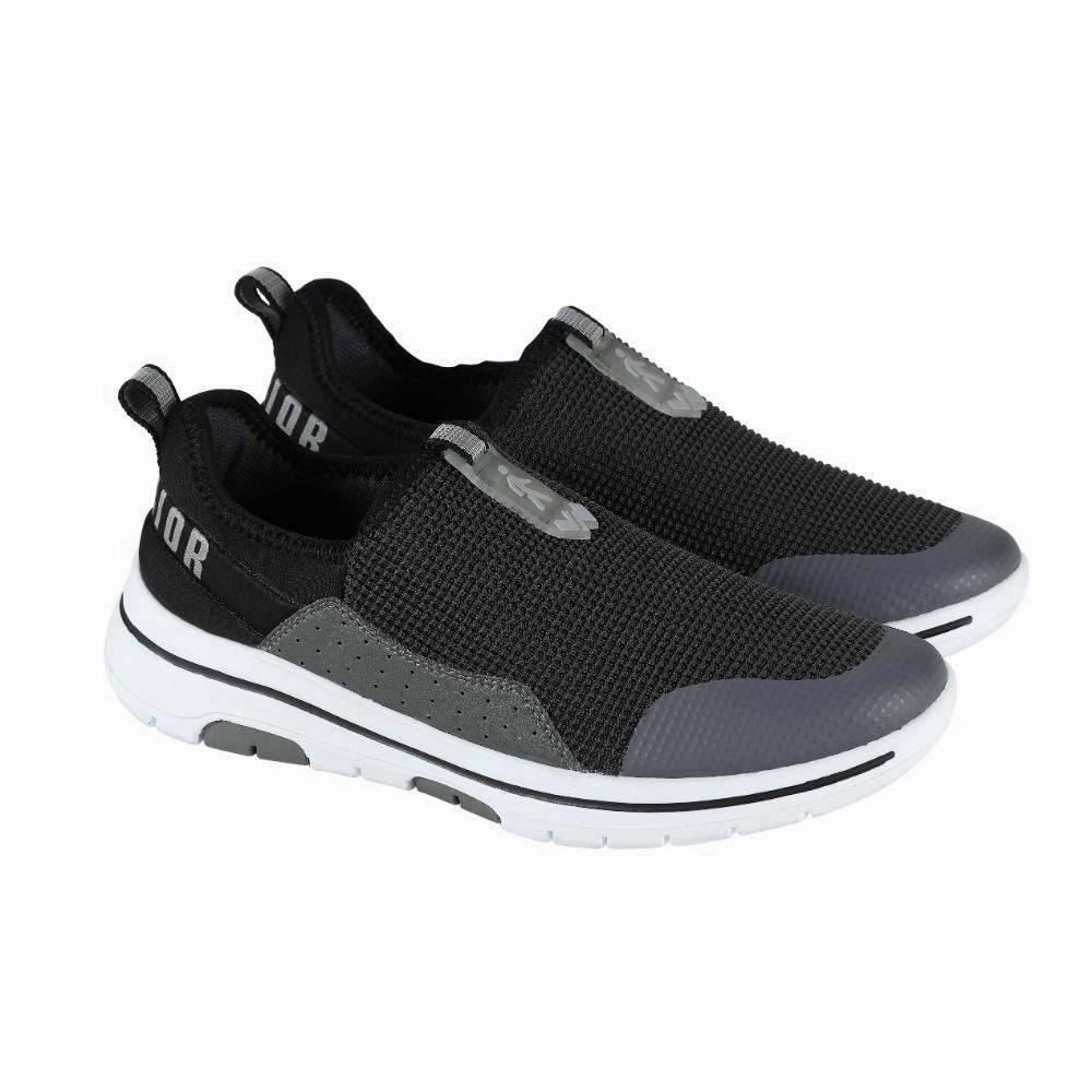 Bernie Mev Casual Wedge Shoes Warrior Grey Non-Lacing Casual Shoes For Men Easy Walk By Liberty