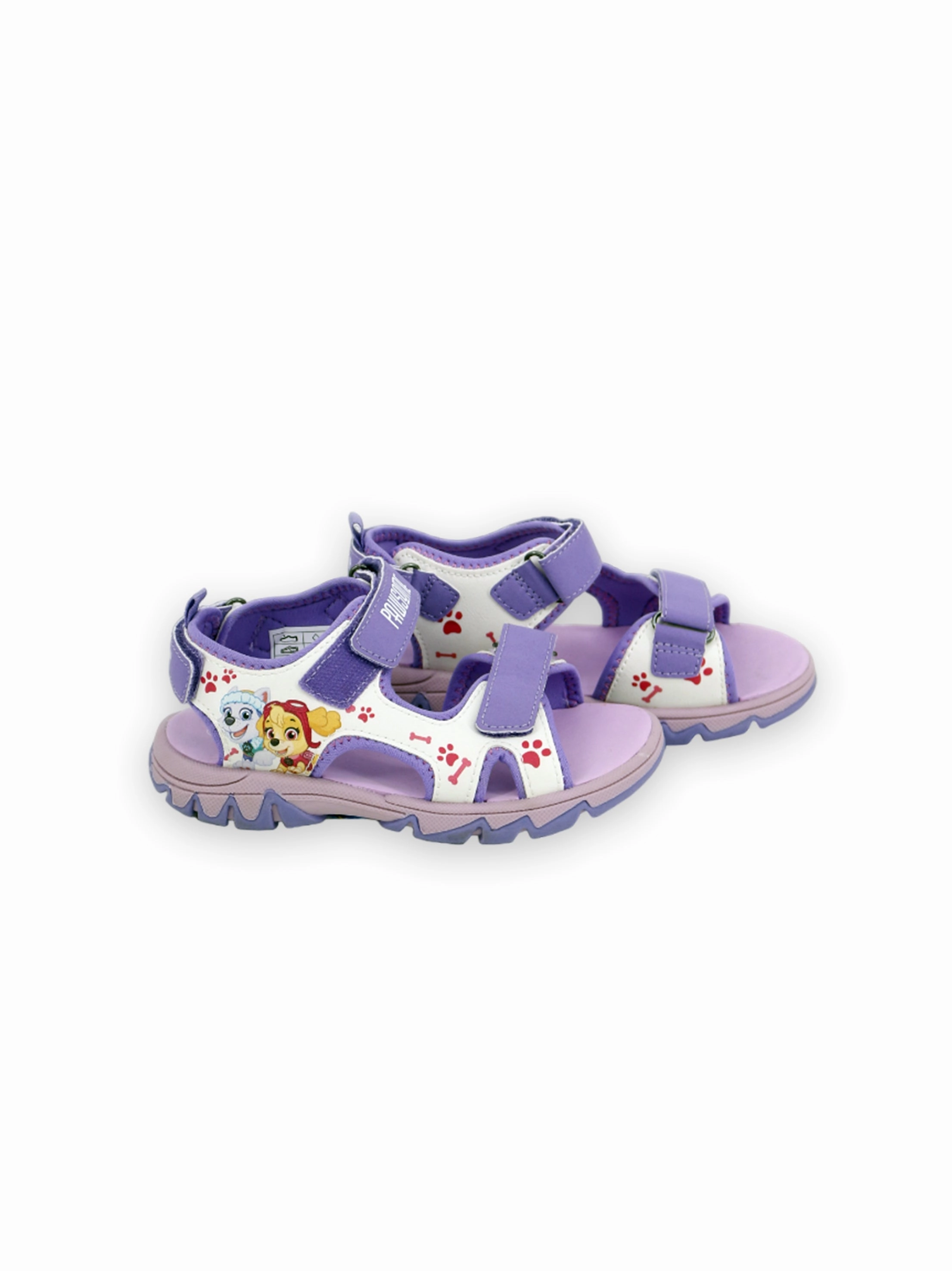 Kid's Girl Graphic Printed Sandals,Purple Hawaiian Casual Shoes
