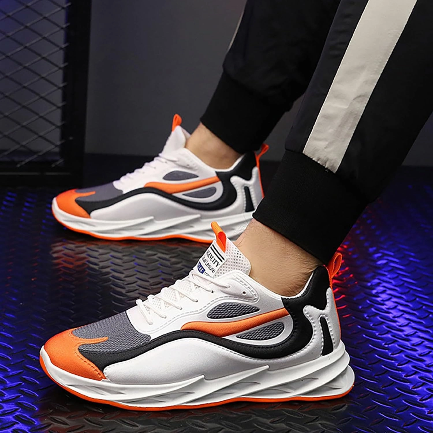 IWIHMIV Walking Shoes for Men Walking Shoes Mens Tennis Shoes Casual Shoes Men's Breathable Non Slip Outdoor Running Shoes Best Running Shoes For Running On Concrete