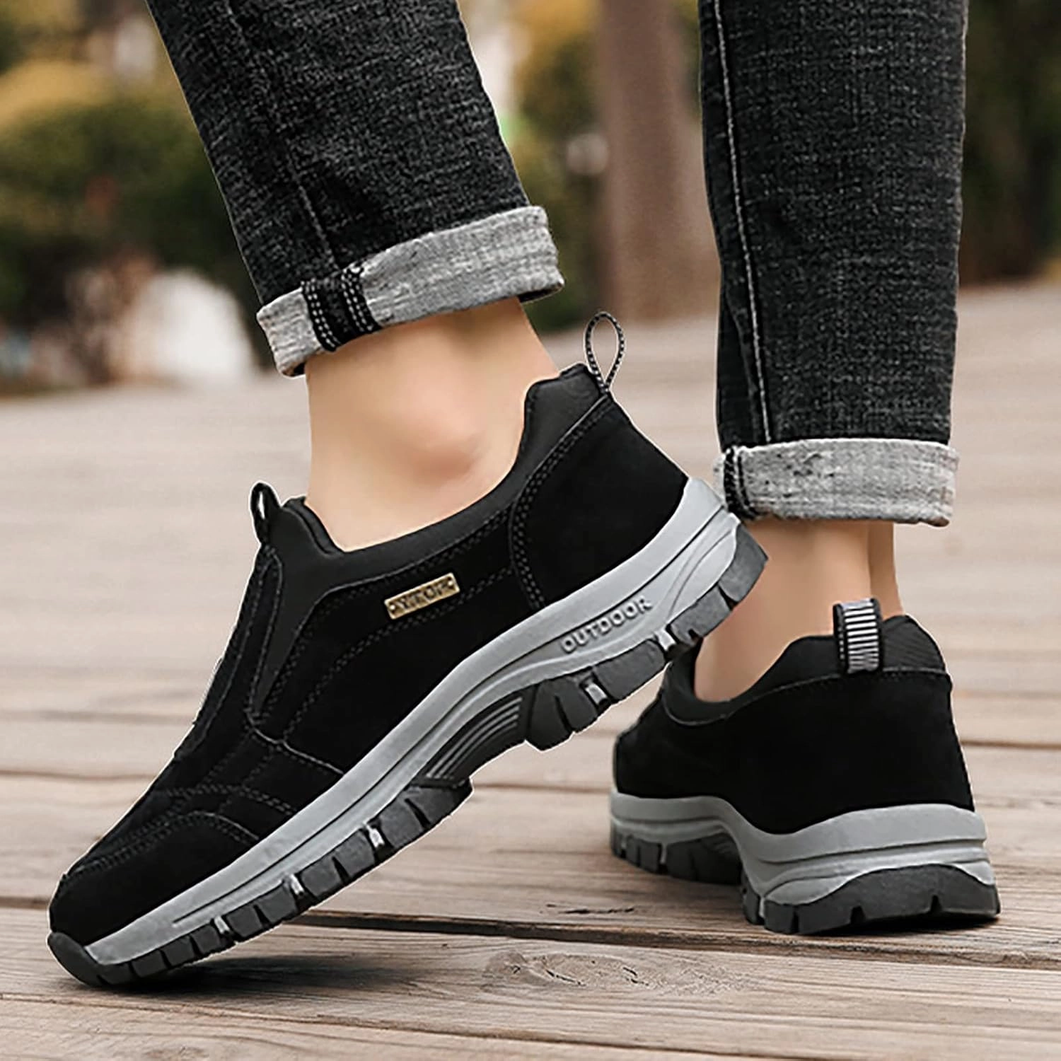 Walking Sneakers Men Tennis Shoes Mens Running Shoes Slip-on Walking Tennis Sneakers Casual Outdoor Workout Sports Shoes Best Running Shoes For Flat And Wide Feet