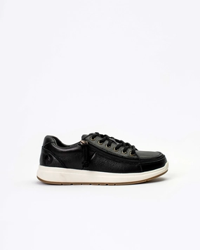 See By Chloe Glyn Platform Espadrilles Comfort Sneaker (Men) - Black Faux Leather