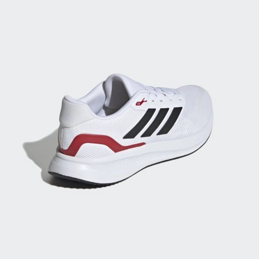 RUNFALCON 5 WIDE RUNNING SHOES - Cloud White / Core Black / Better Scarlet Adidas Campus Tennis Shoes