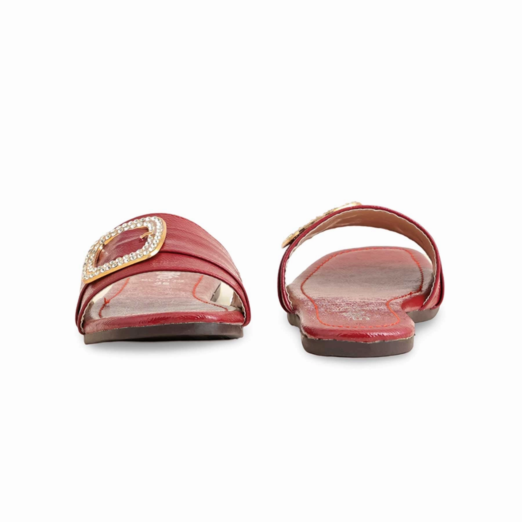 Maroon Casual Slipper For Ladies CL2038