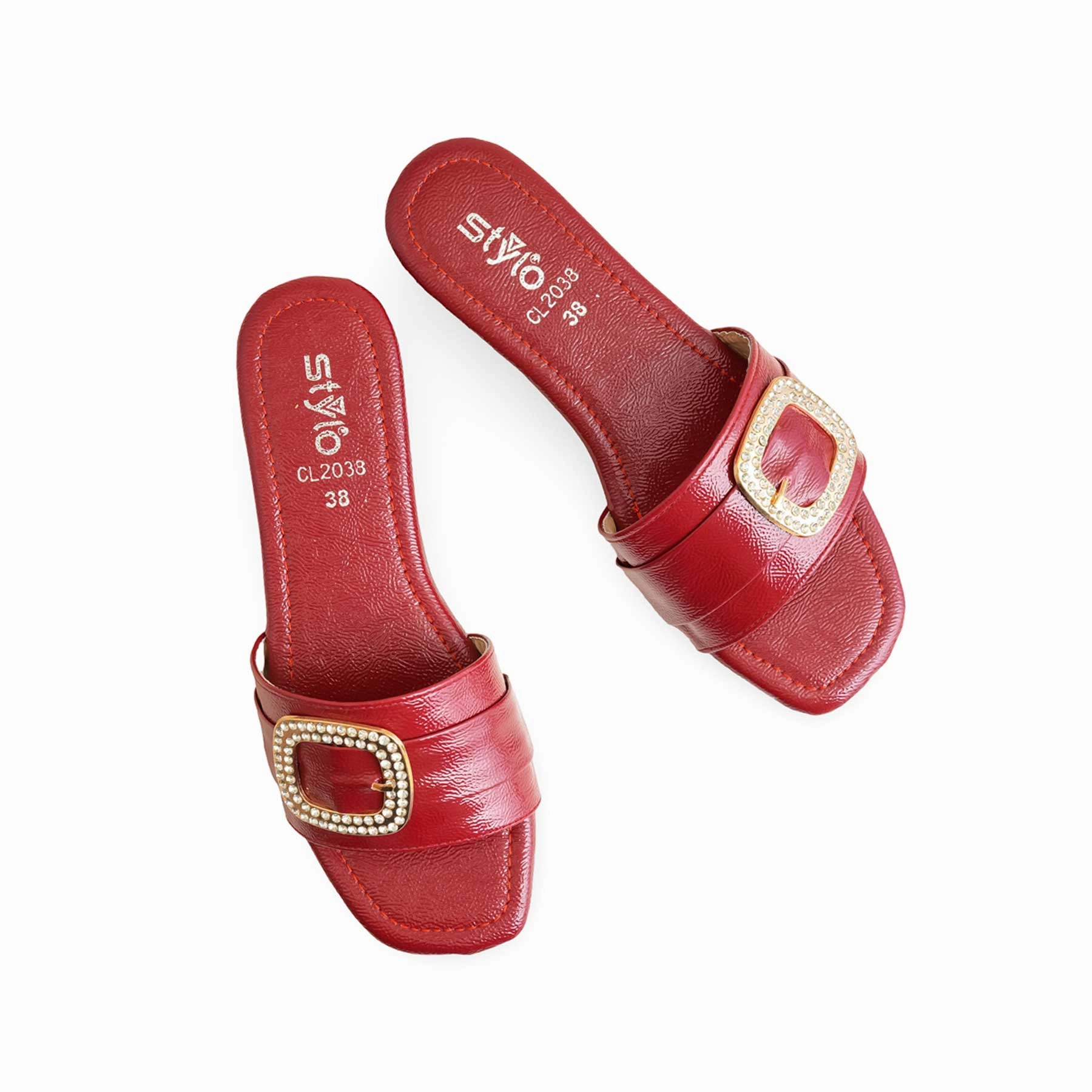 Slippers At Kohls Maroon Casual Slipper For Ladies CL2038