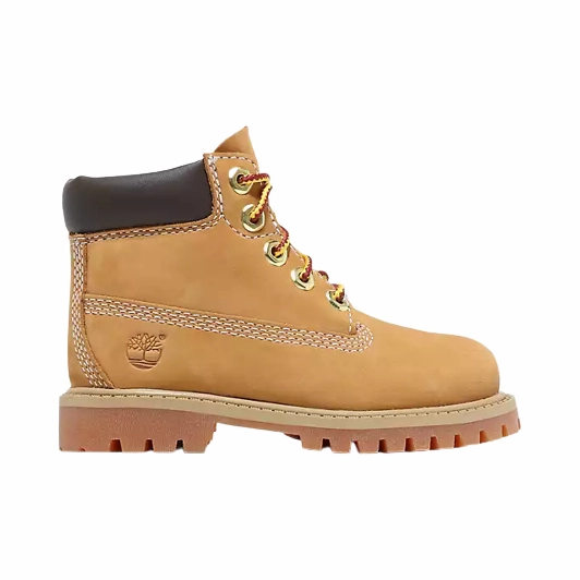 Timberland Kid's Premium 6 Inch Waterproof TD Boot Shoes - Wheat Nubuck Wax To Waterproof Shoes
