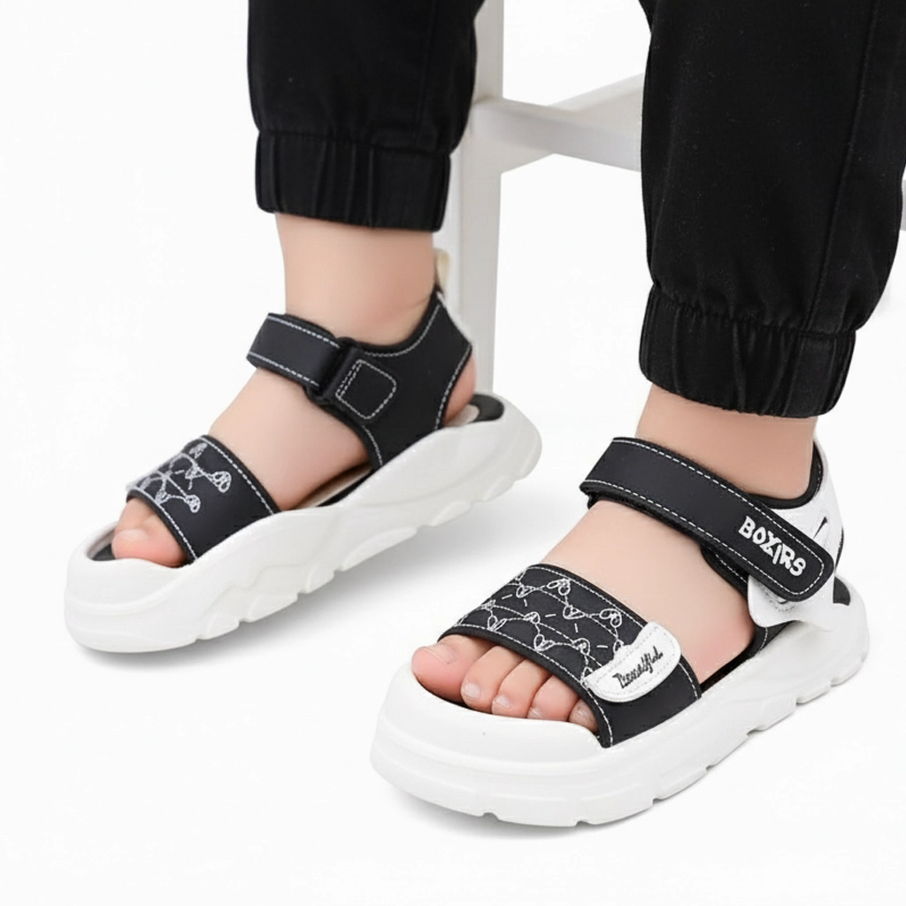 Z243013B kids sandal Flat Cloth Shoes