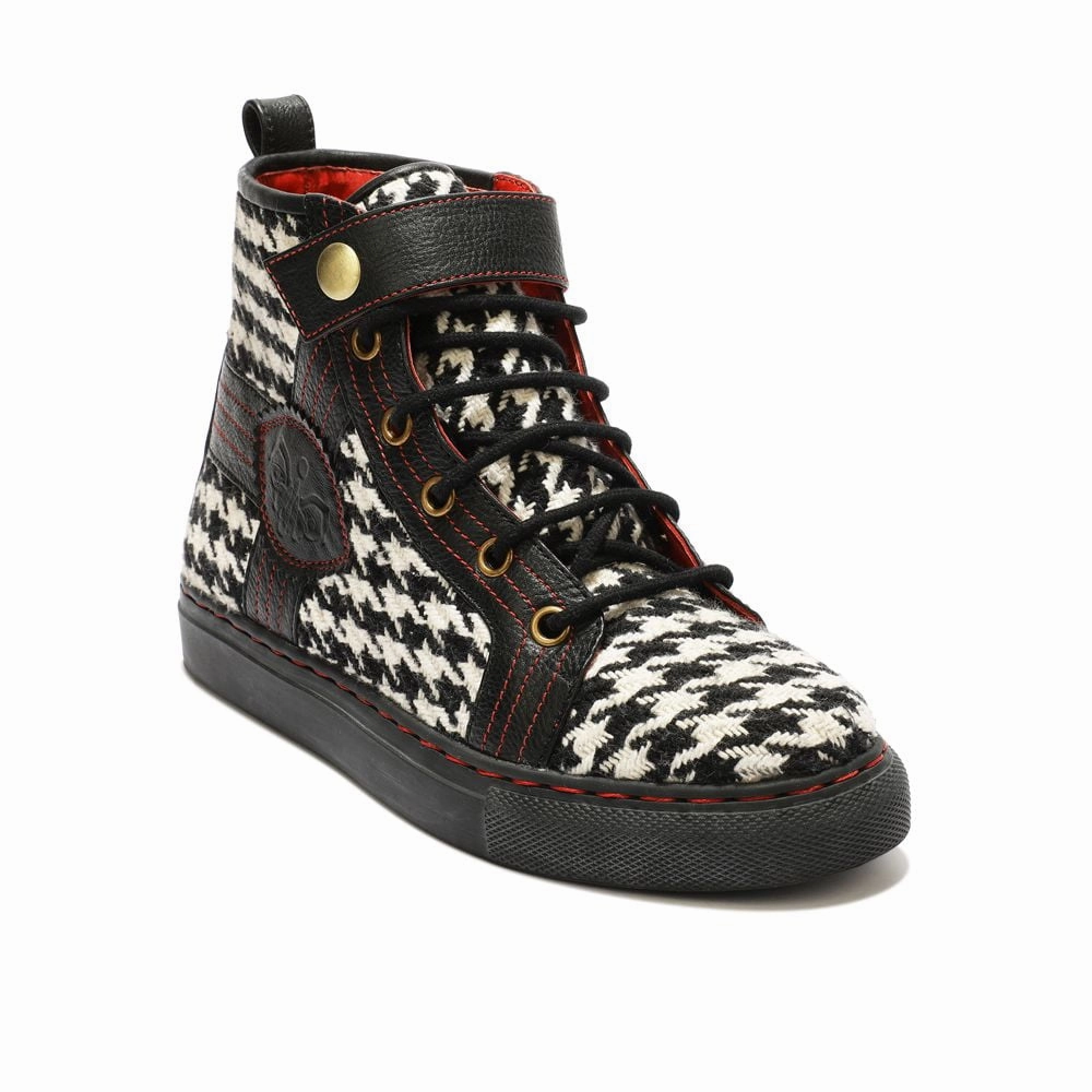 Air Heels White Classic Houndstooth High_Tops Men (discontinued)