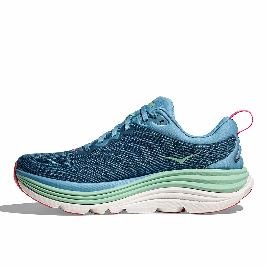 Womens Hoka Gaviota 5 in Alpine Blue/Jadeite Delaware