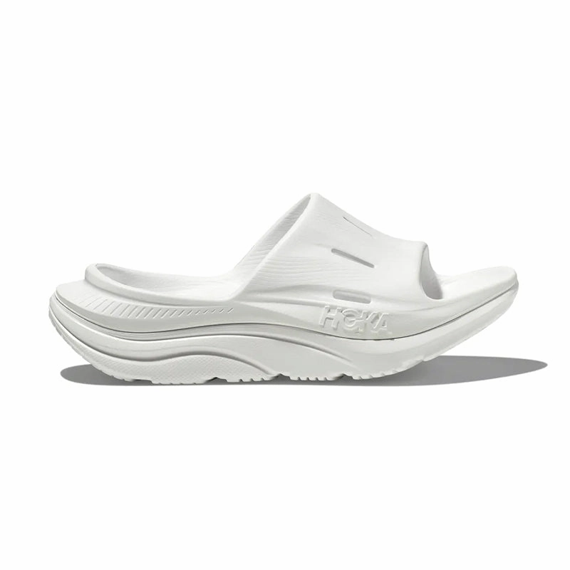 Carbon Plate Women's Ora Recovery Slide 3 White/White