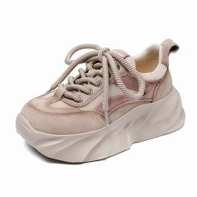 Women Fashion Breathable Mesh Platform Casual Shoes Casual Dress Code Shoes