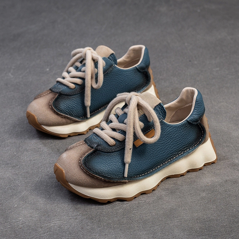 Women Minimalism Fashion Leather Handmade Casual Shoes Casual Sandals Shoes