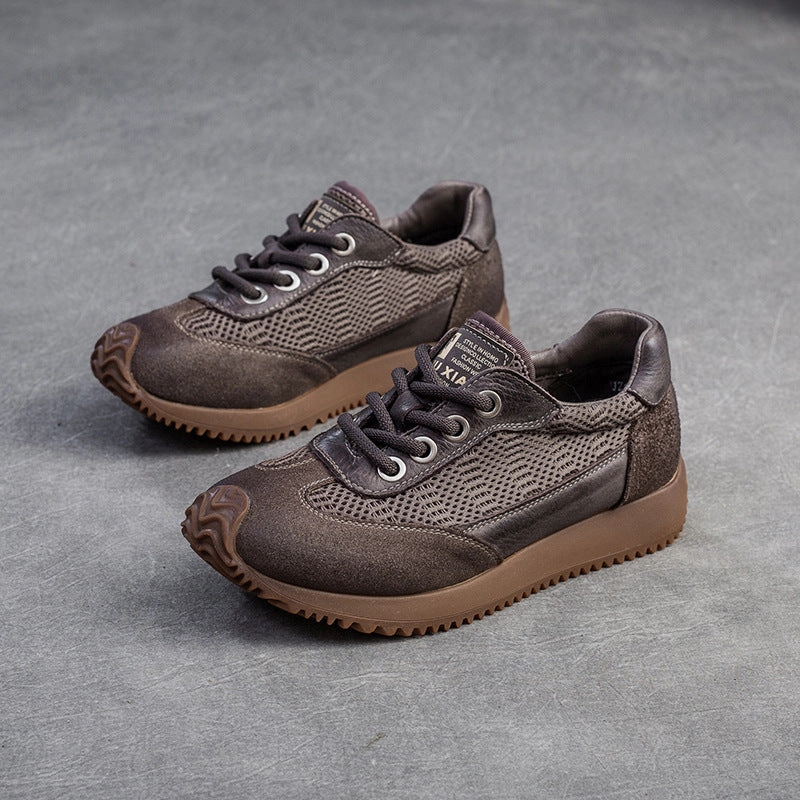 Women Retro Breathable Patchwork Casual Shoes The Most Comfortable Casual Shoes