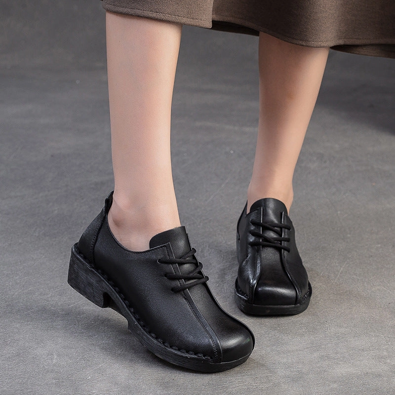 Women Retro Leather Low Block Casual Shoes Retro 1 High Og Casual Shoes