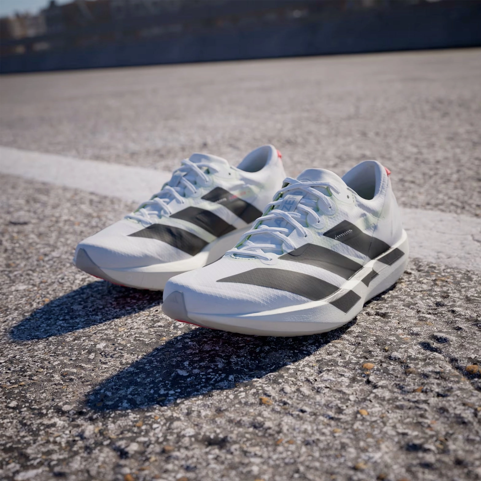 Adidas Originals Campus 00s Wonder Quartz & Off White Shoes Women's Adizero Adios 9 Running Shoes Cloud White / Core Black / Lucid Red