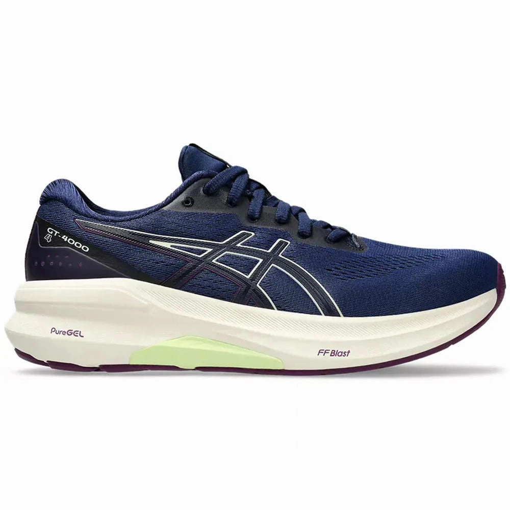 Women's Asics GT-4000 4, Blue Expanse/Birch, 11 B Medium Asics Gt 1000 Running Shoe