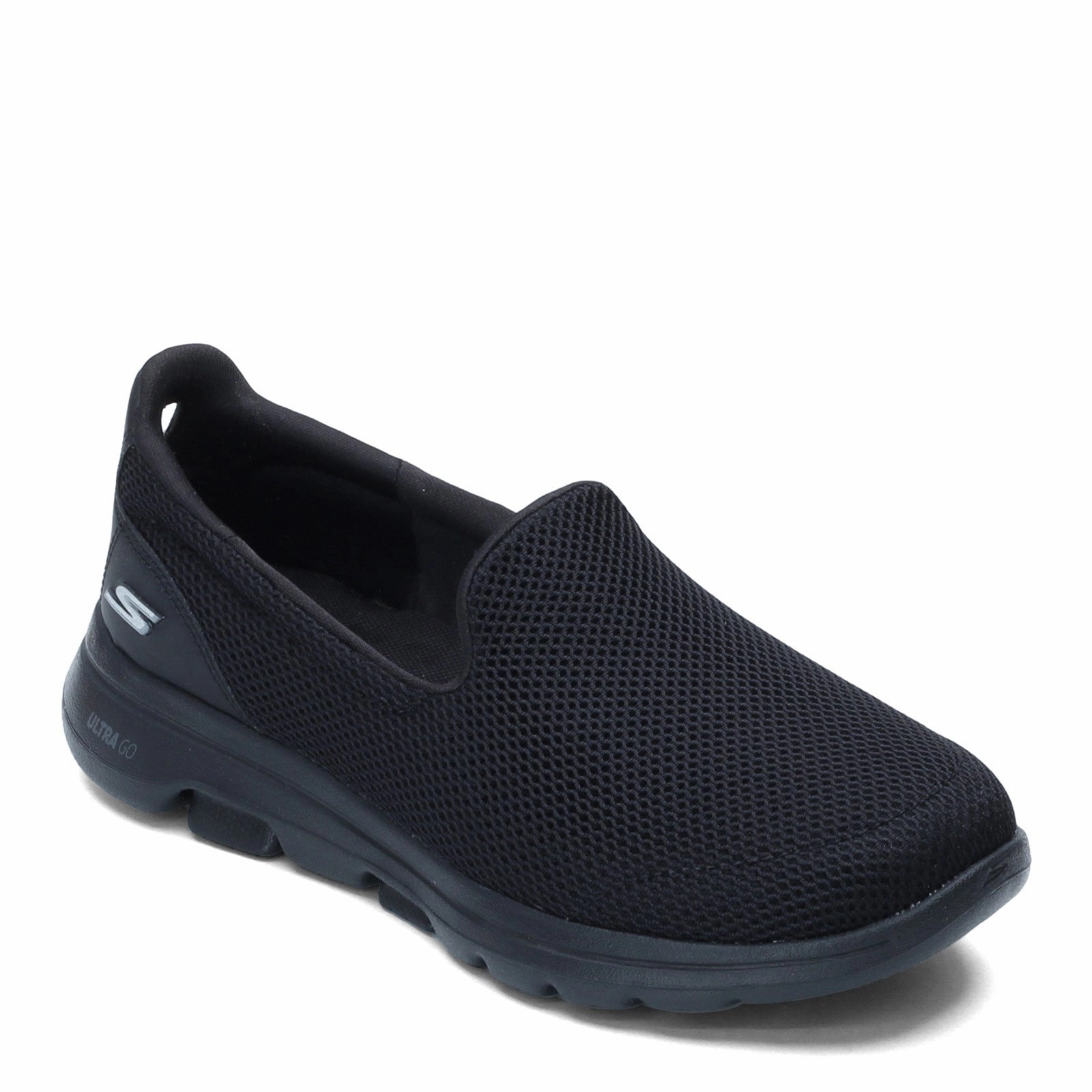 Grey And Black Slip On Women's Skechers Performance, Go Walk 5 Slip-On