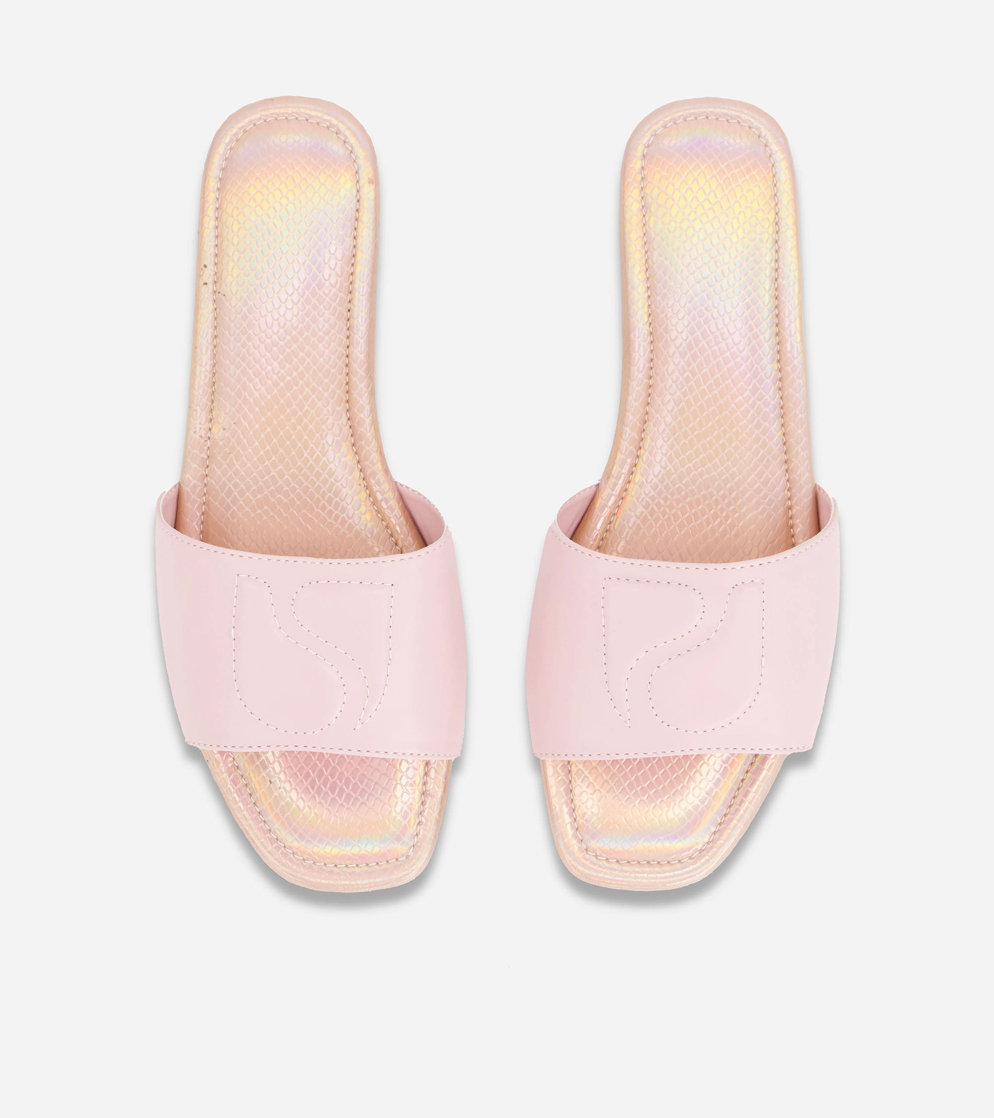 Women's Slipper US-BZ-5353 Leather Wool Slippers