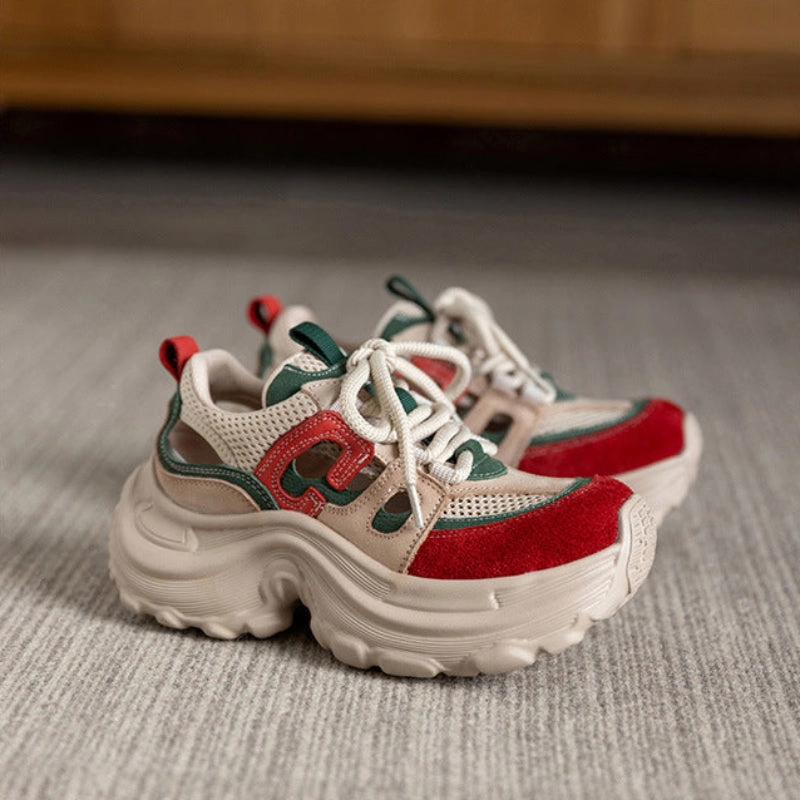 Xt-pathway 2 Casual Shoes Women's Summer Hollow Breathable Platform Casual Shoes