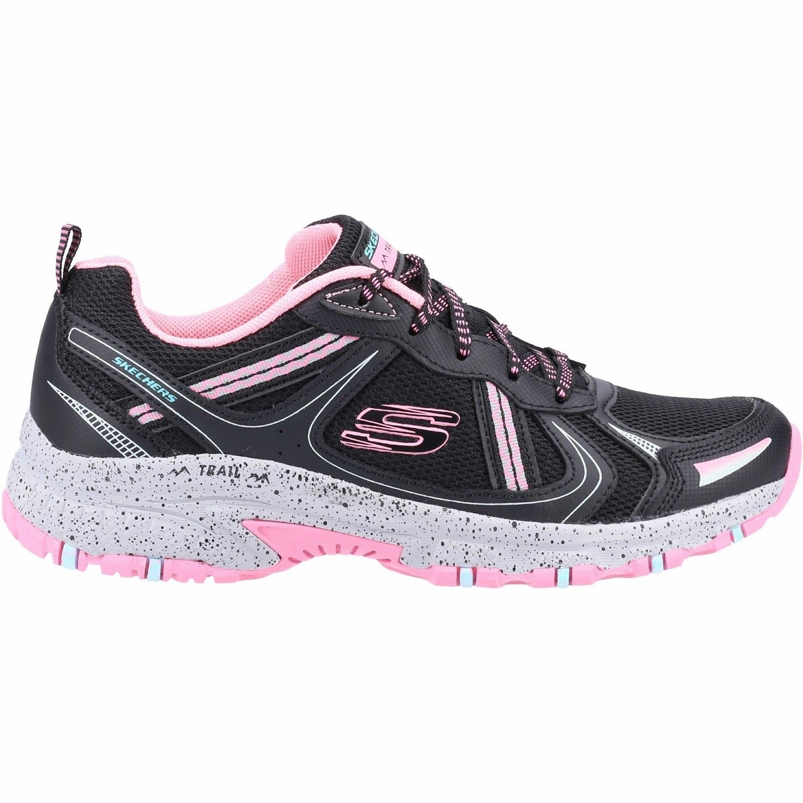 Vapor Glove Trail Running Shoes Women's Wide Fit Skechers 149820  Hillcrest Vast Adventure Sneakers - Black/Hot Pink