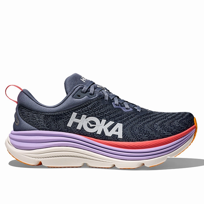 Womens Hoka Gaviota 5 in Anchor/Grapefuit Shoes Rhode Island