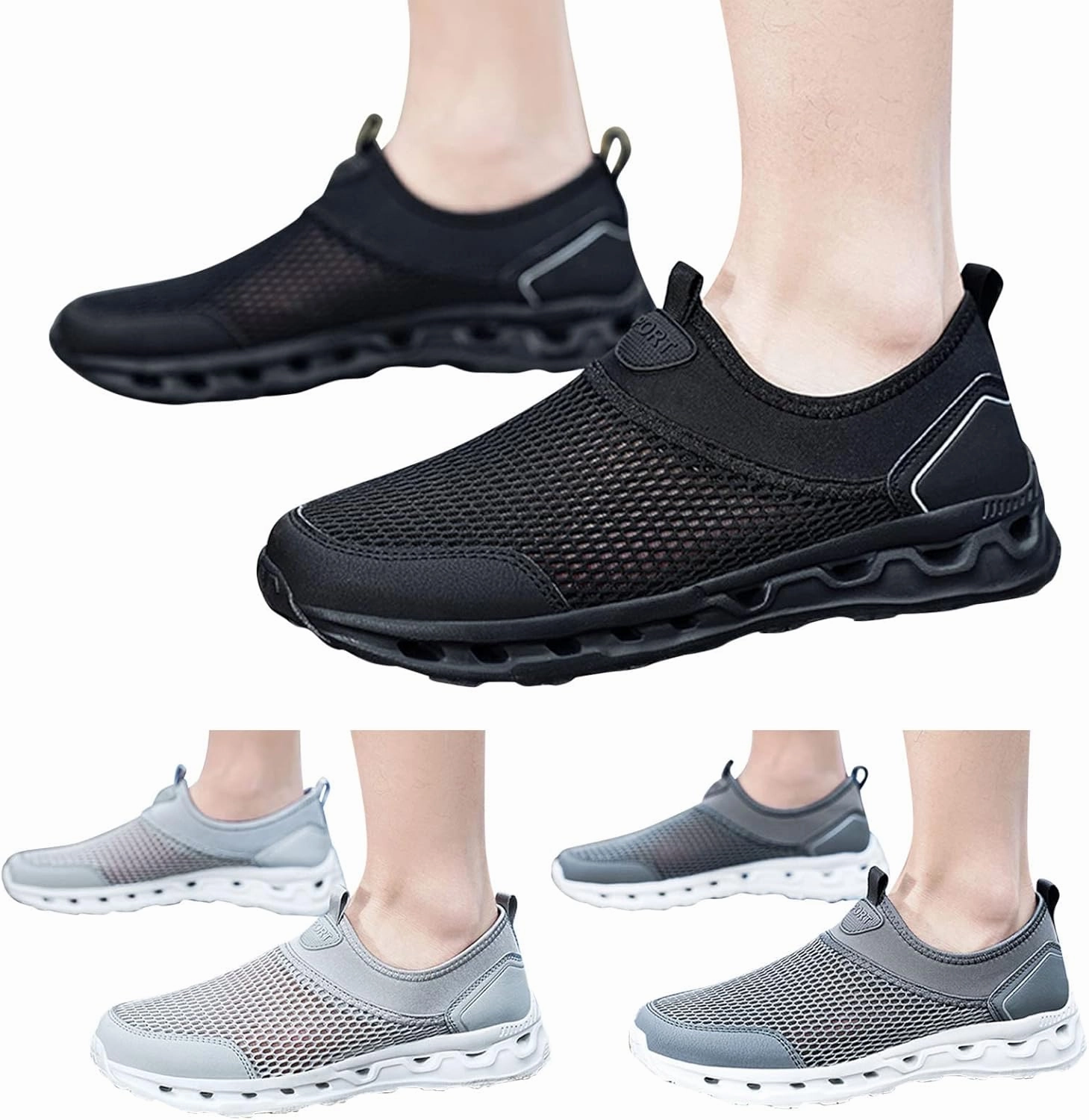 Comfortable Business Casual Shoes Men's Fashion Sneakers Mens Tennis Shoes Sneaker for Men Tennis Shoe for Men Mesh Sport Sneaker
