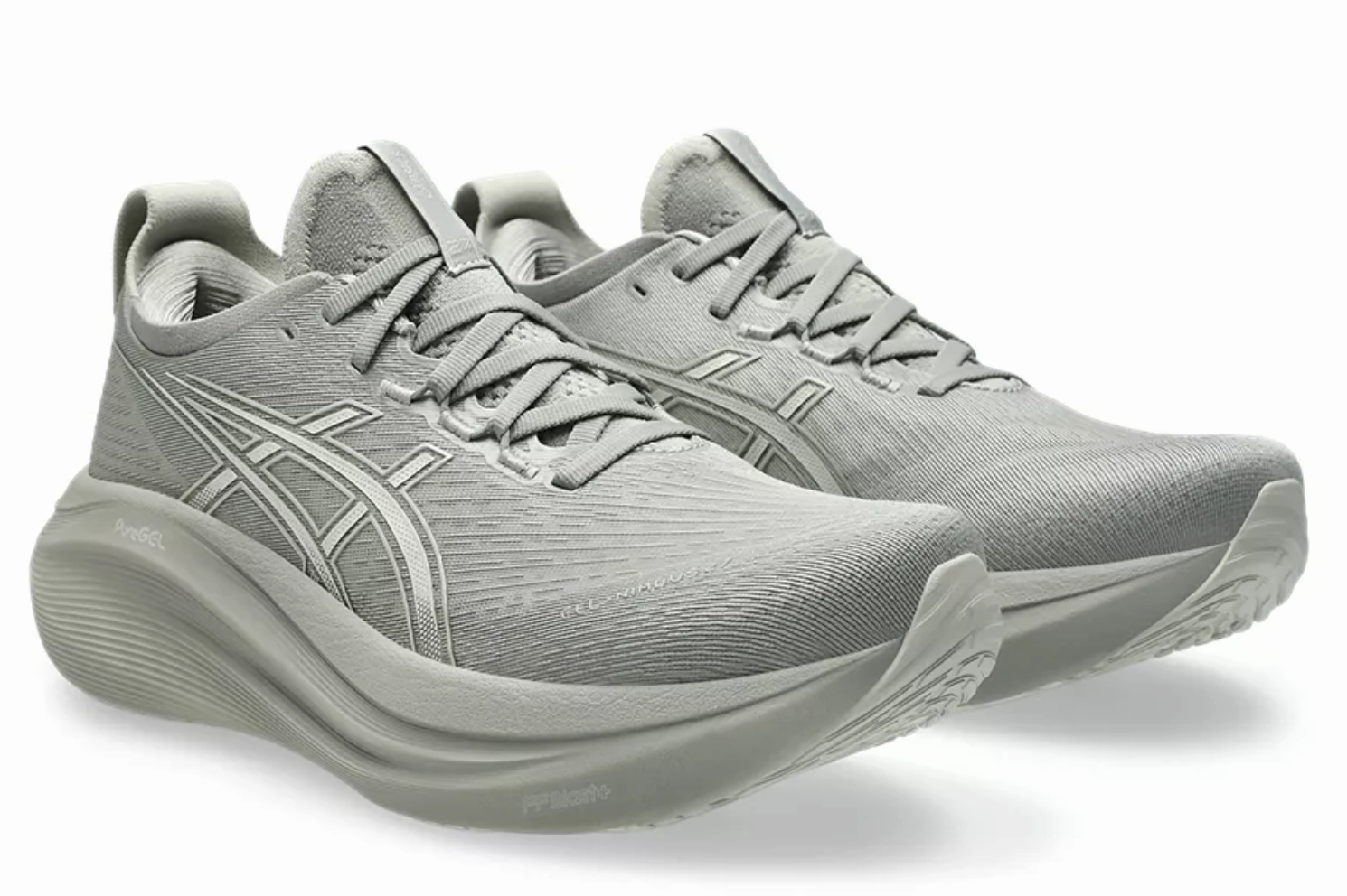 Sneakers With High Heel Men's ASICS Gel Nimbus 27 - Seal Grey/Lake Grey