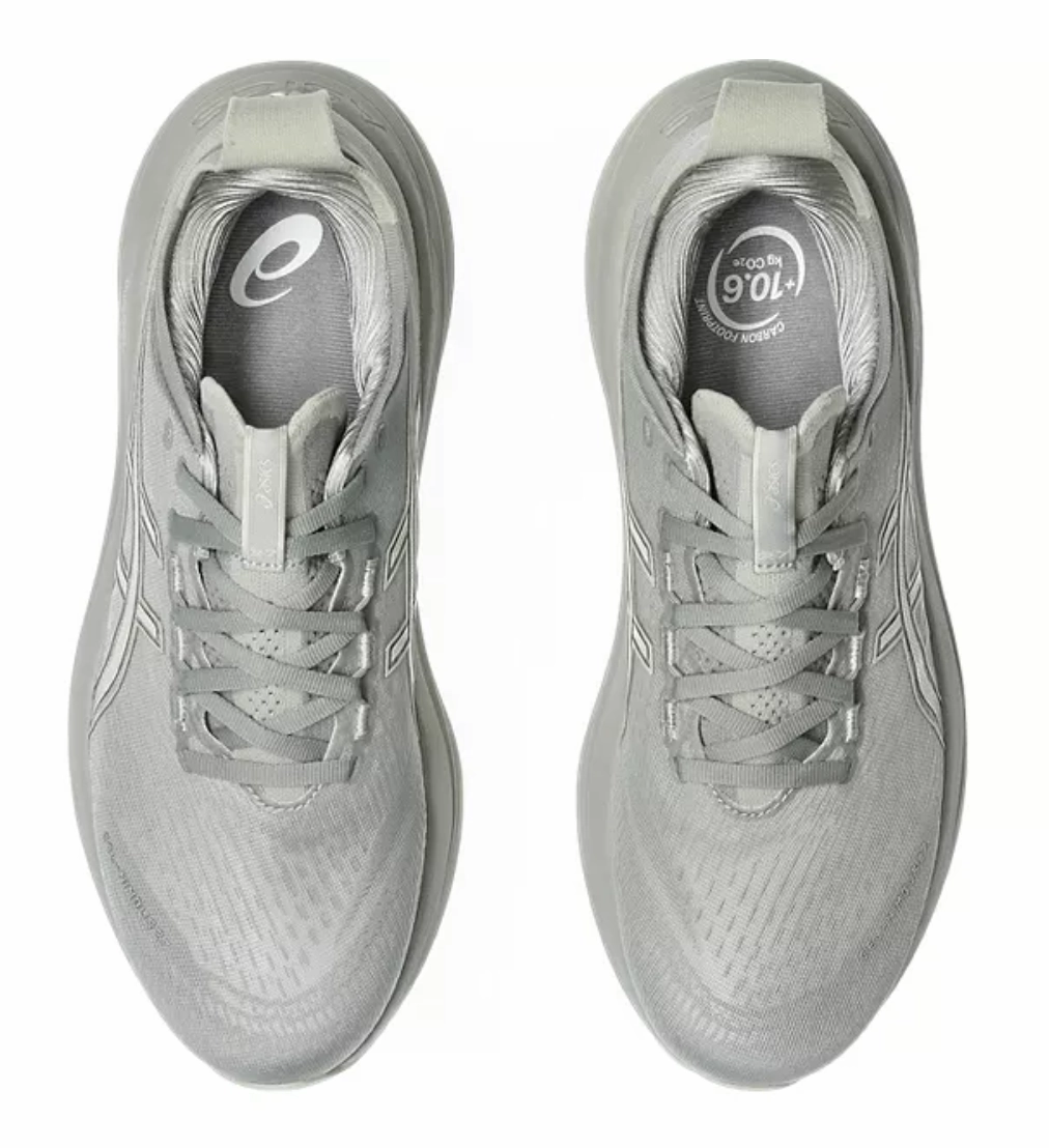 Men's ASICS Gel Nimbus 27 - Seal Grey/Lake Grey High Heels Plastic