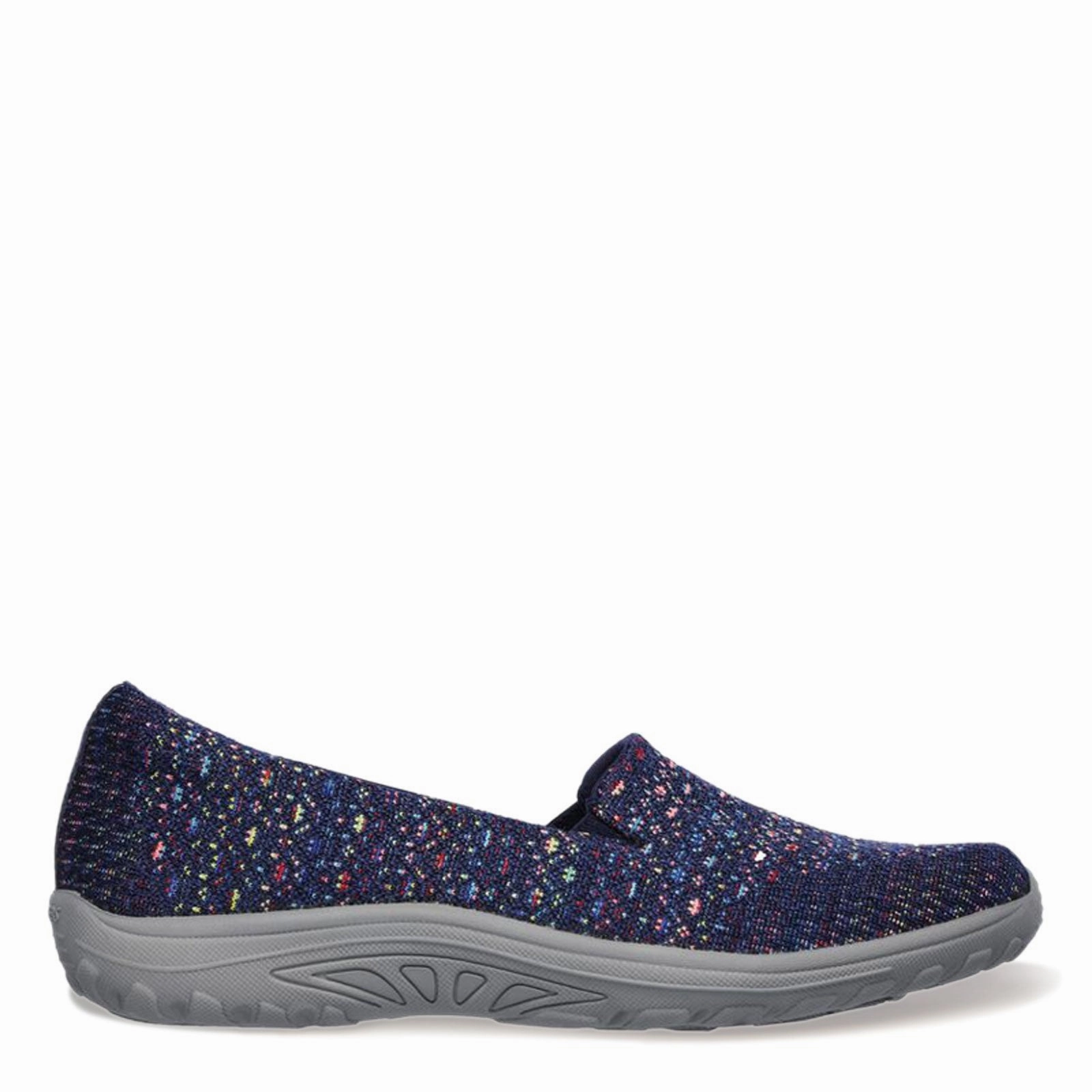 Sparkly Slip On Women's Skechers, Relaxed Fit: Reggae Fest - Wicker Slip-On