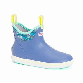 Marianne Slip On Sneaker XTRATUF Women's FisheWear Ankle Deck Boots- Purple / Totally Tarpon