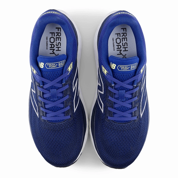 New Balance Fresh Foam X 860v14 | Galaxy Blue/NB Navy | Wide 2E Nyc Running Shoe Store Gait Analysis