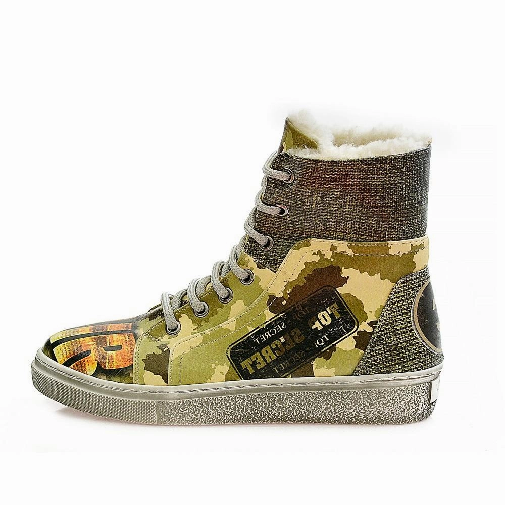 Top Secret Short Boots WJAS125 Gator Belly Boots